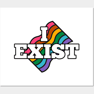 I exist Posters and Art